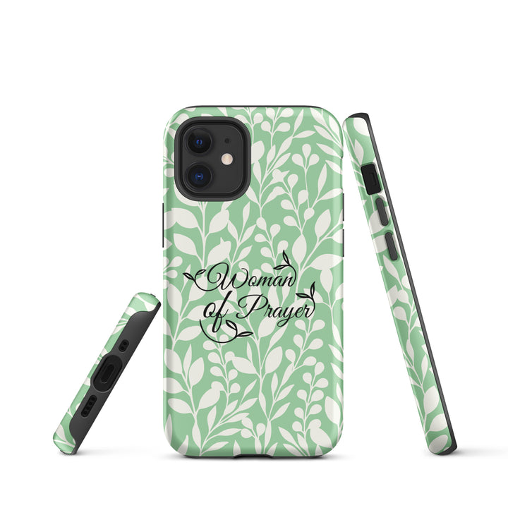 Christian Phone Case Woman of Prayer Green for iPhone® iPhone® Phone Cases   