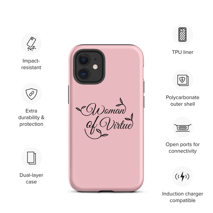 Christian Phone Case Woman of Virtue Pink for iPhone® iPhone® Phone Cases   