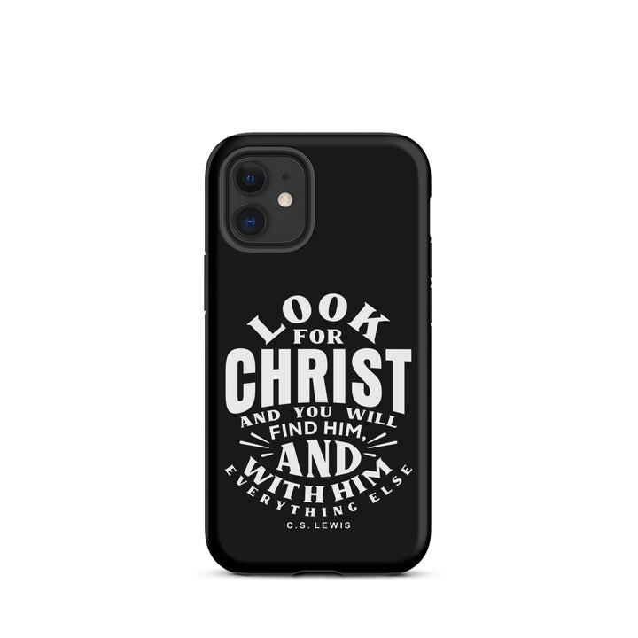 Christian Phone Case Look For Christ Black for iPhone® iPhone® Phone Cases Matte iPhone 12 mini 