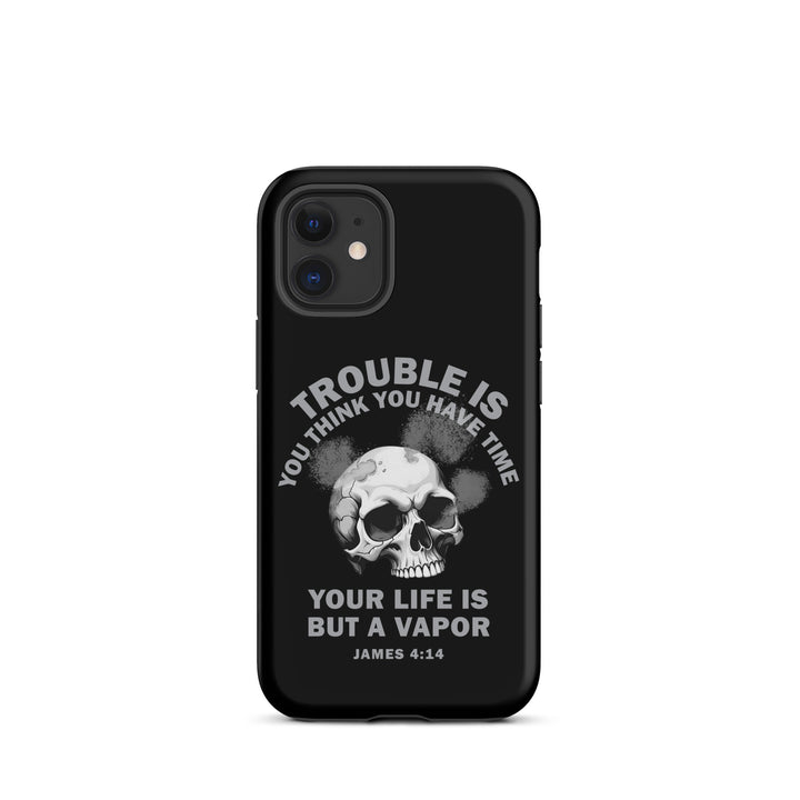 Christian Phone Case Life Is Vapor Black for iPhone® iPhone® Phone Cases Matte iPhone 12 mini 