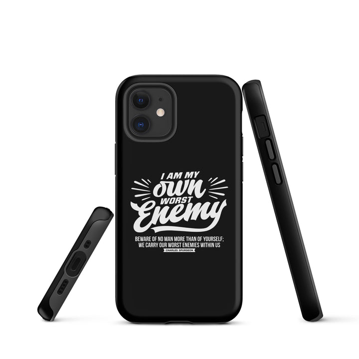 Christian Phone Case Worst Enemy Black for iPhone® iPhone® Phone Cases   