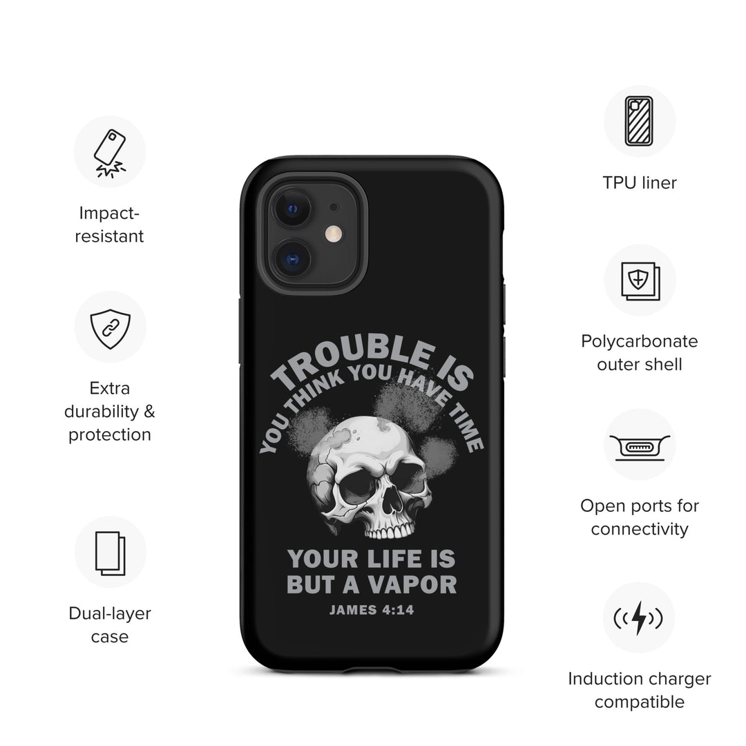 Christian Phone Case Life Is Vapor Black for iPhone® iPhone® Phone Cases   