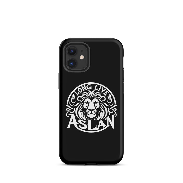 Christian Phone Case Long Live Aslan Black for iPhone® iPhone® Phone Cases Matte iPhone 12 mini 