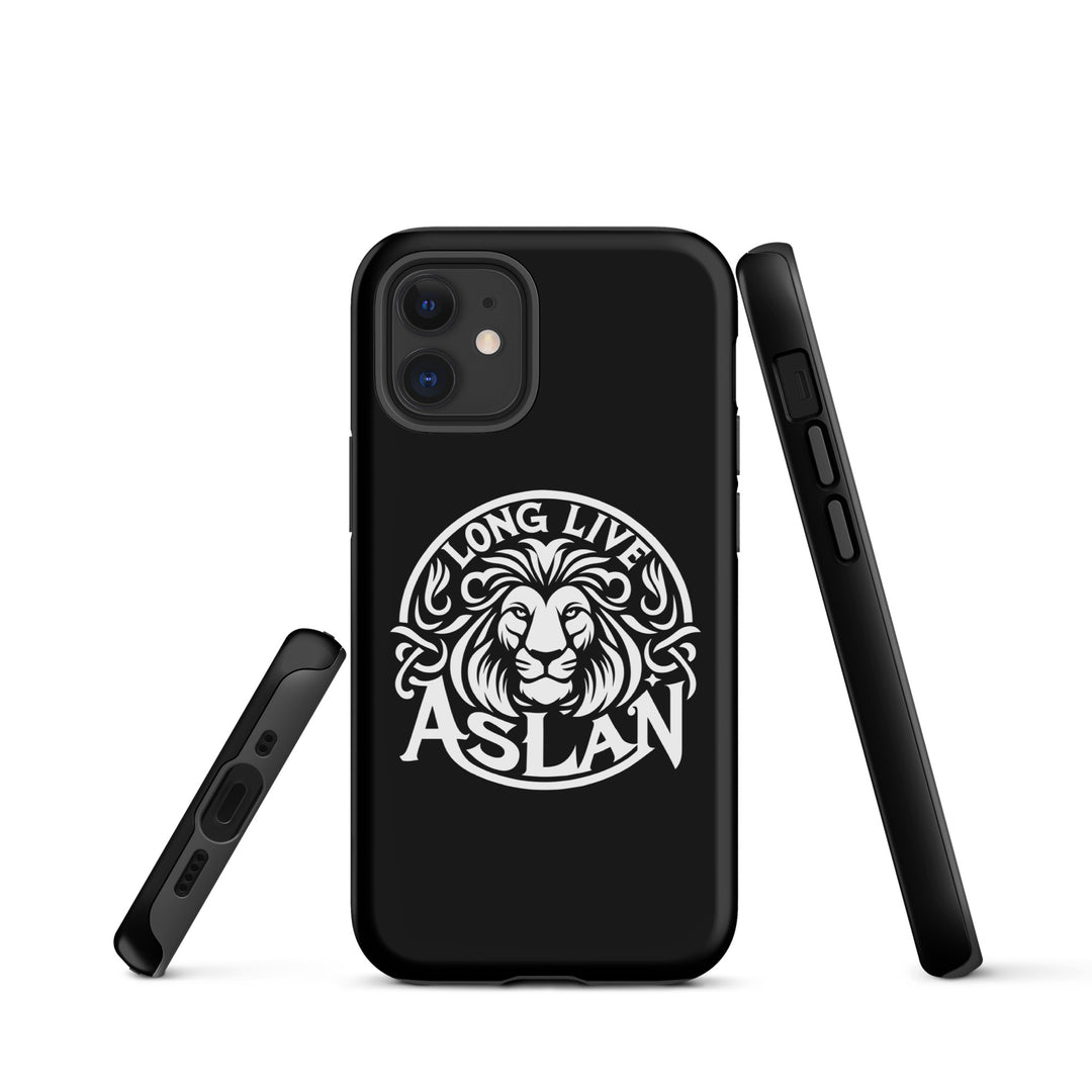 Christian Phone Case Long Live Aslan Black for iPhone® iPhone® Phone Cases   