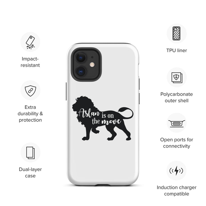 Christian Phone Case Aslan Is On The Move White for iPhone® iPhone® Phone Cases   