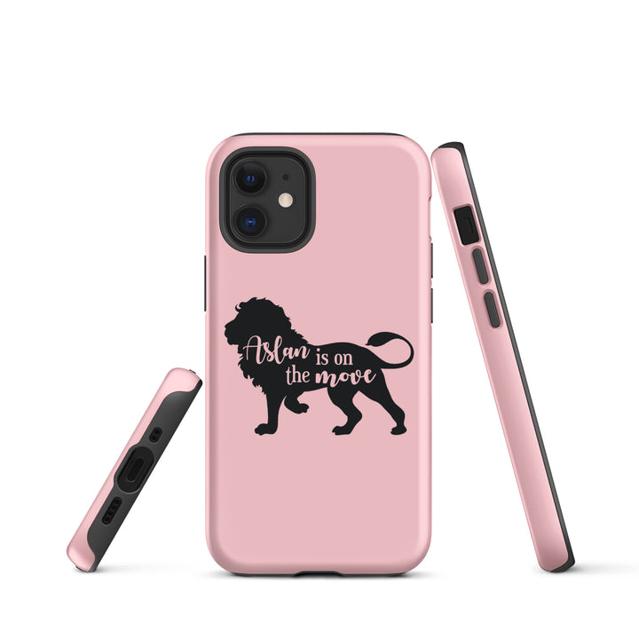 Christian Phone Case Aslan Is On Move Pink for iPhone® iPhone® Phone Cases   