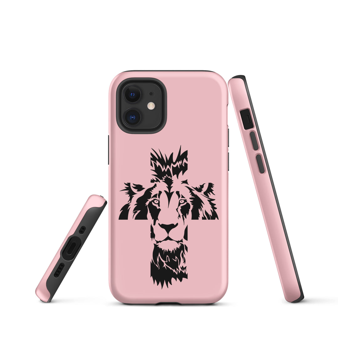 Christian Phone Case Aslan Cross Pink for iPhone® iPhone® Phone Cases   