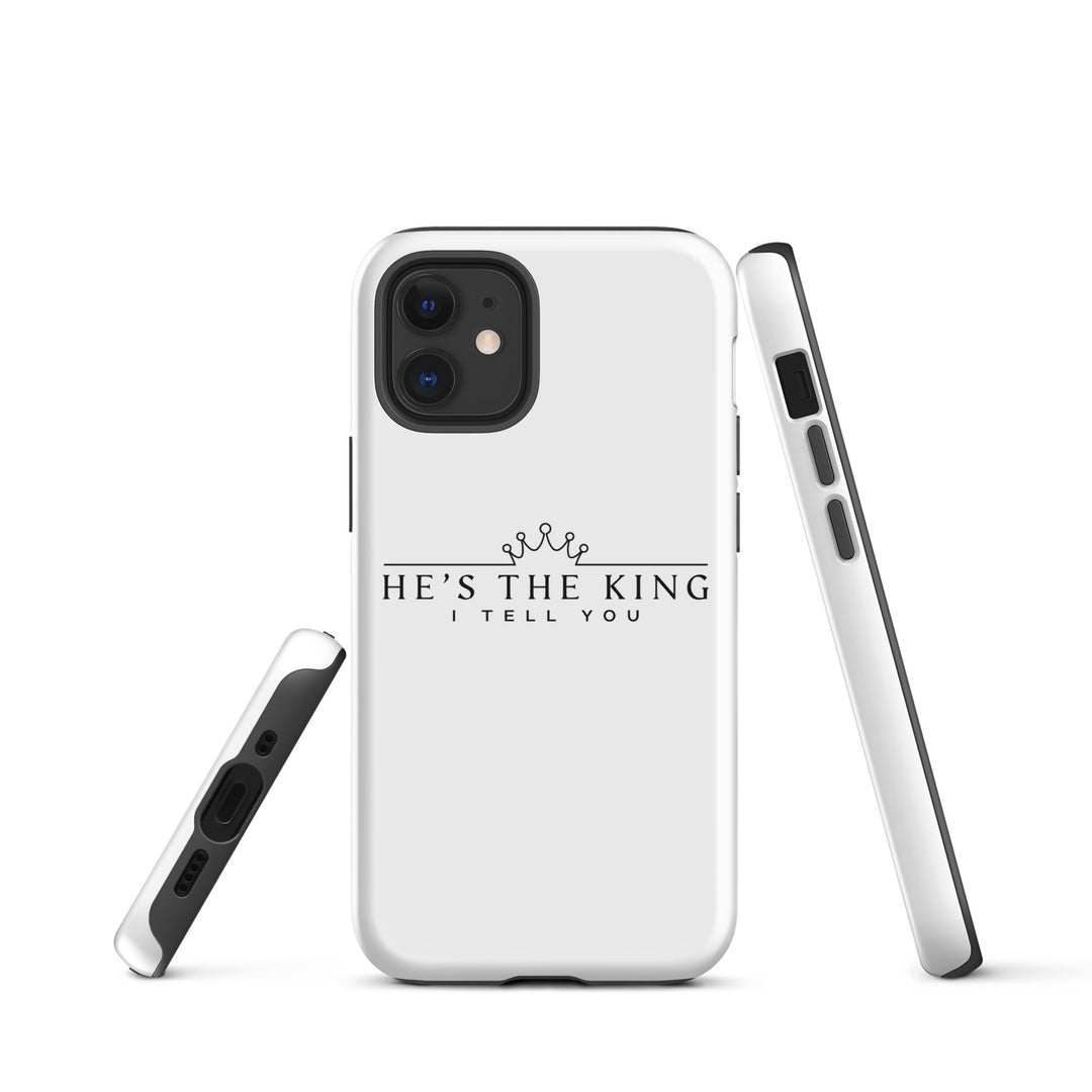 Christian Phone Case He's The King White for iPhone® iPhone® Phone Cases   