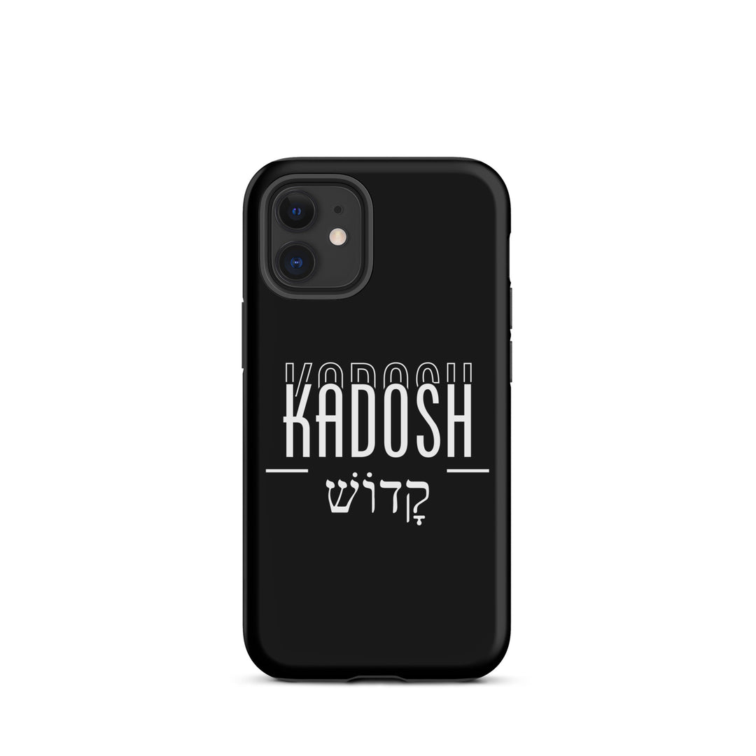 Christian Phone Case Kadosh Hebrew Black for iPhone® iPhone® Phone Cases Matte iPhone 12 mini 