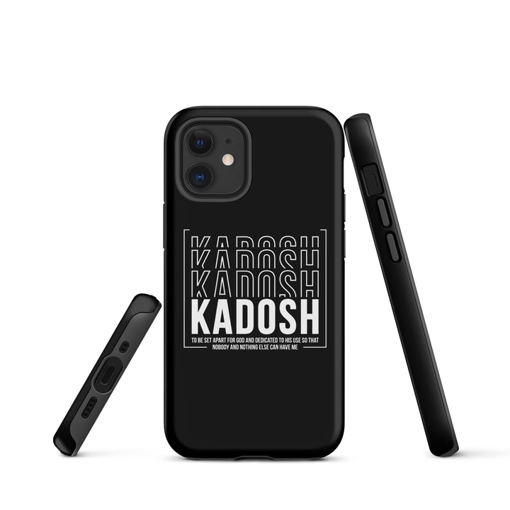 Christian Phone Case Kadosh Dedicated To His Use Black for iPhone® iPhone® Phone Cases   