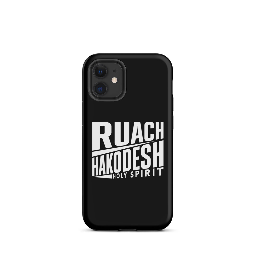 Christian Phone Case Ruach Hakodesh Holy Spirit Black for iPhone® iPhone® Phone Cases Matte iPhone 12 mini 