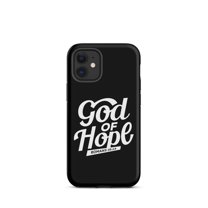 Christian Phone Case God of Hope Black for iPhone® iPhone® Phone Cases Matte iPhone 12 mini 