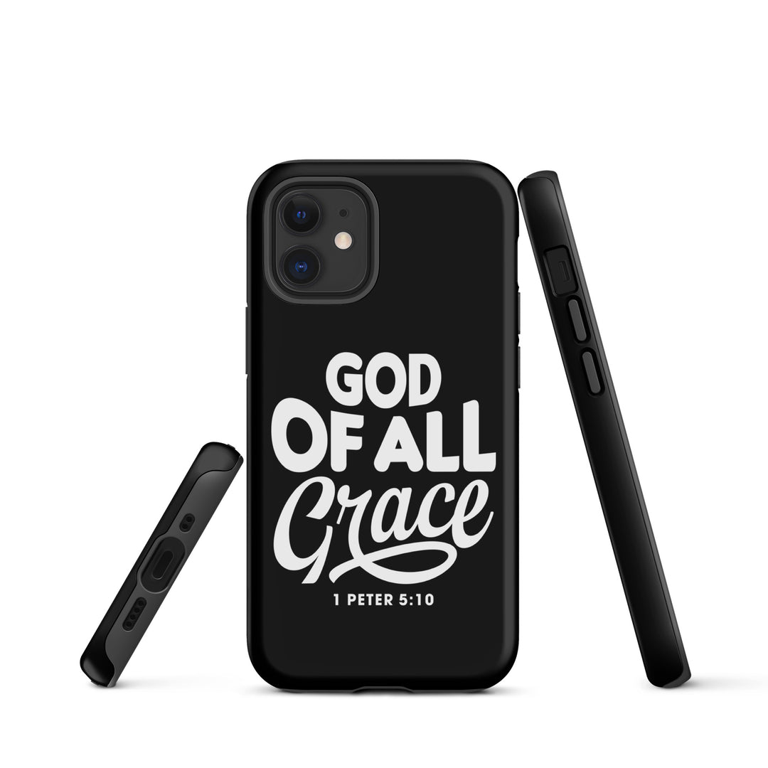 Christian Phone Case God of All Grace Black for iPhone® iPhone® Phone Cases   