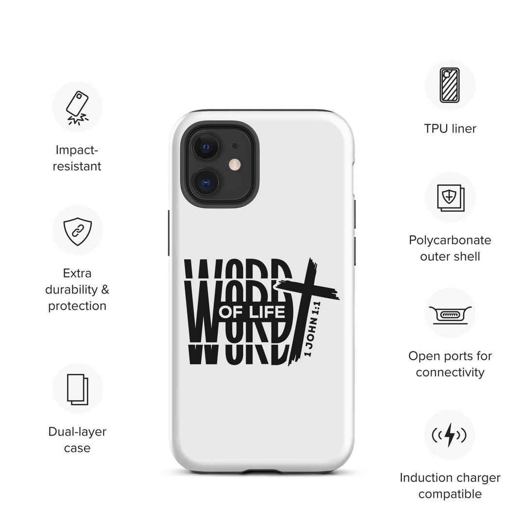 Christian Phone Case Word of Life White for iPhone® iPhone® Phone Cases   