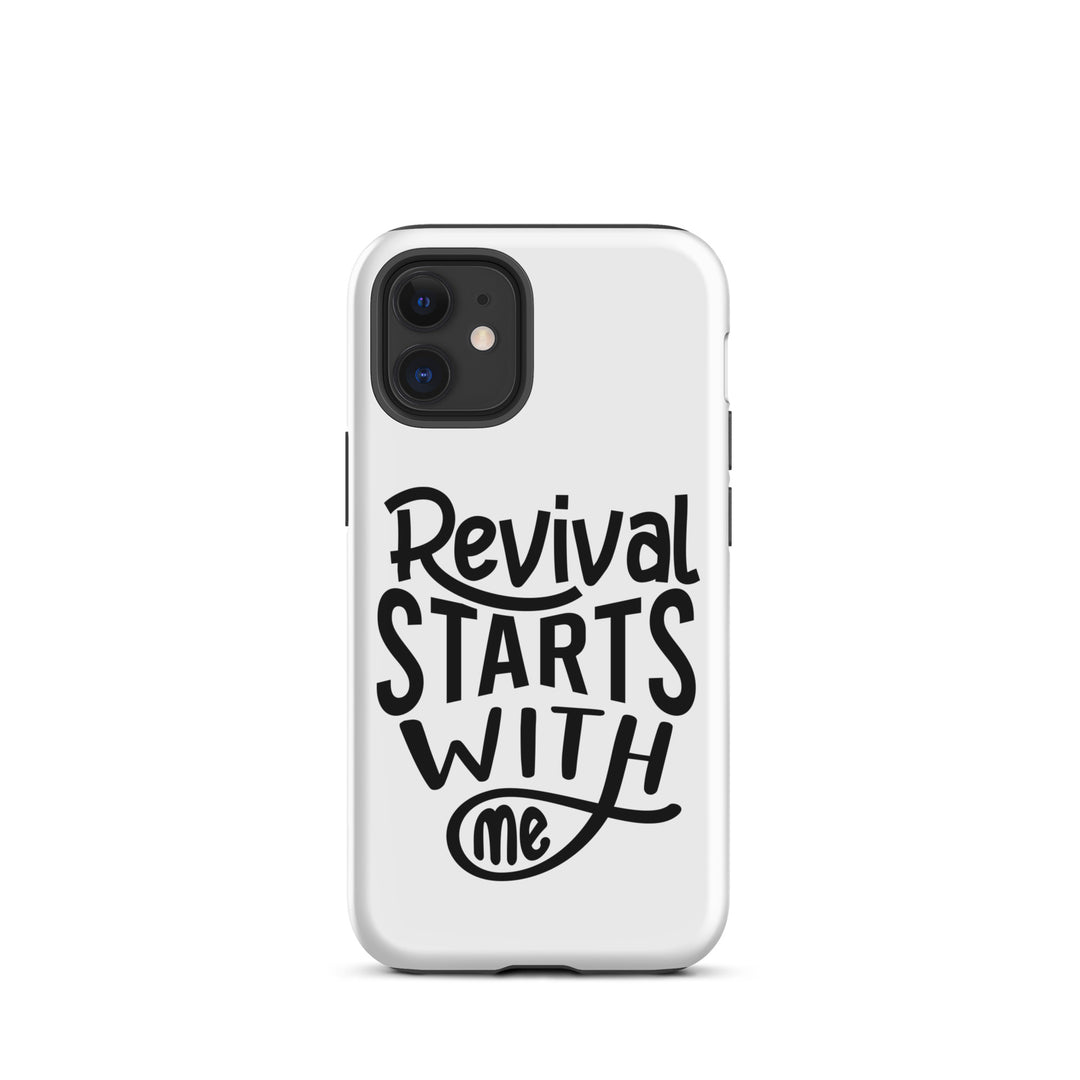 Christian Phone Case Revival Starts With Me White for iPhone® iPhone® Phone Cases Matte iPhone 12 mini 