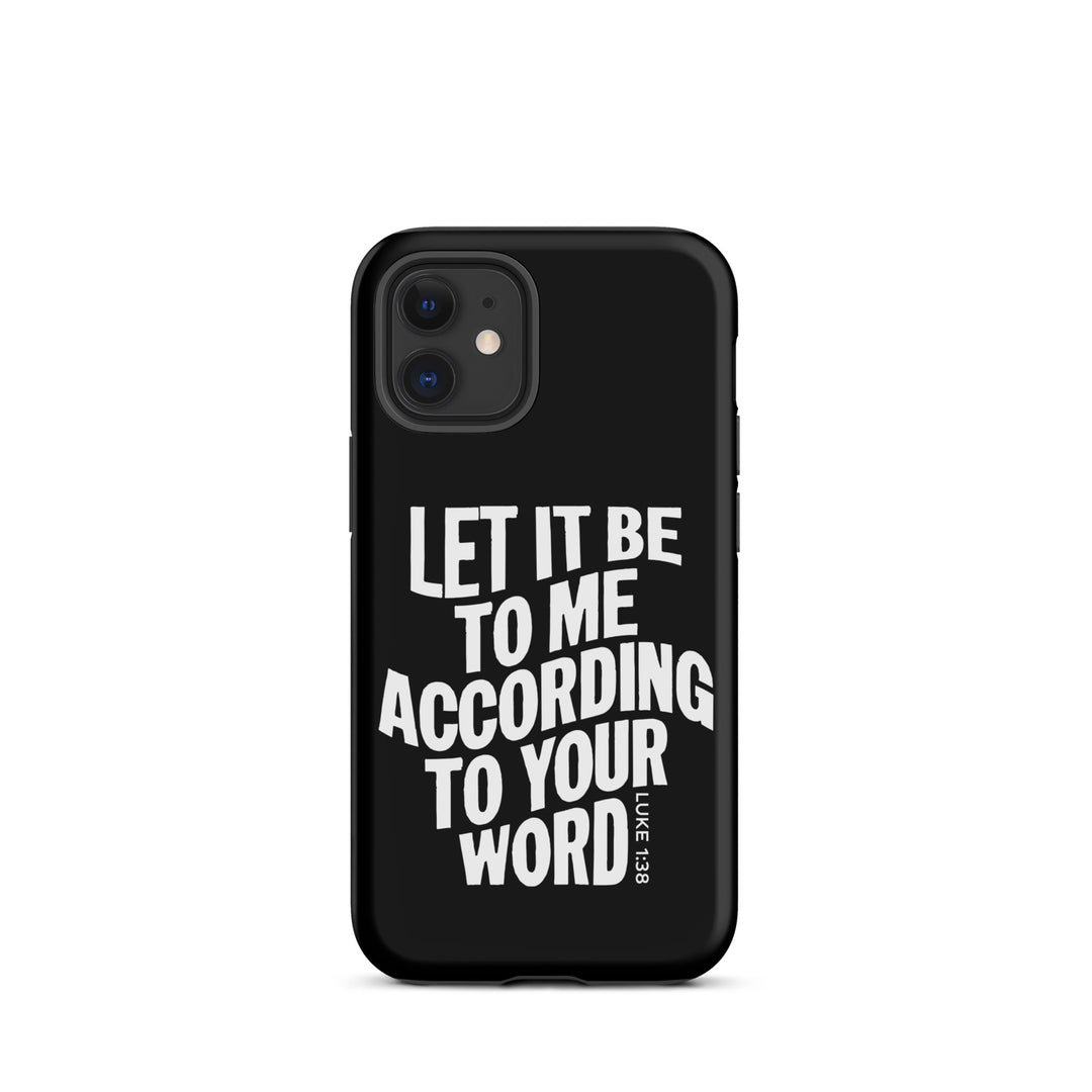 Christian Phone Case According To Your Word Black for iPhone® iPhone® Phone Cases   