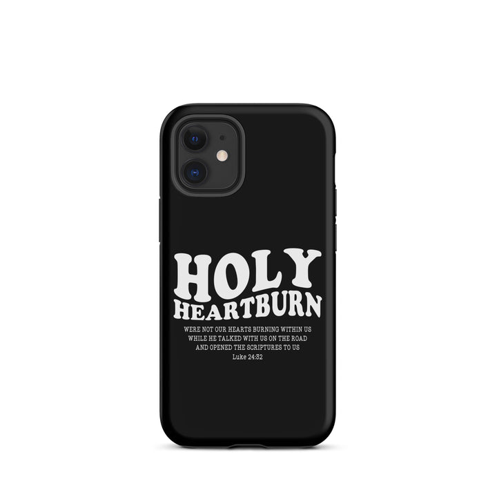 Christian Phone Case Holy Heartburn Black for iPhone® iPhone® Phone Cases Matte iPhone 12 mini 