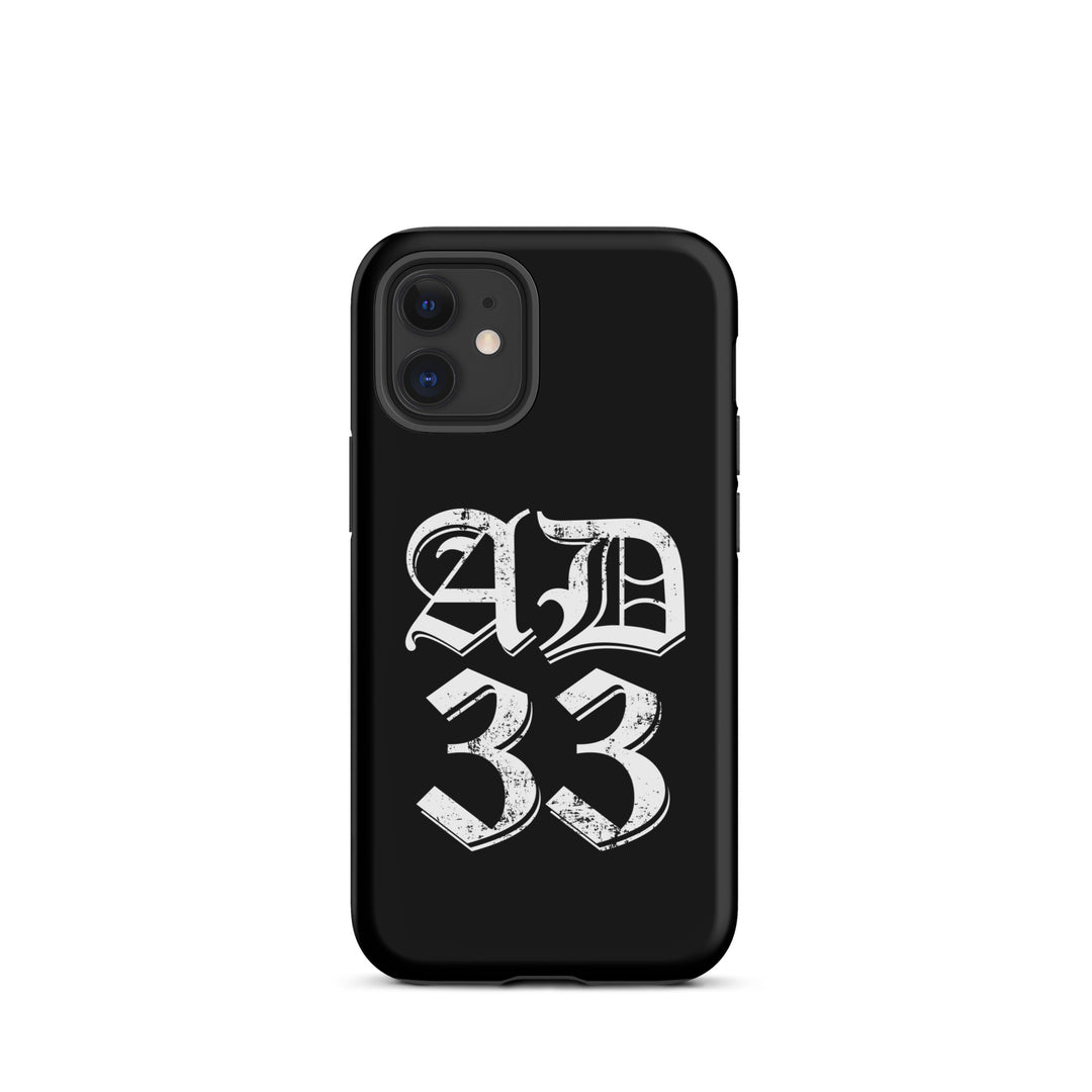 Christian Phone Case AD 33 Old English Black for iPhone® iPhone® Phone Cases Matte iPhone 12 mini 