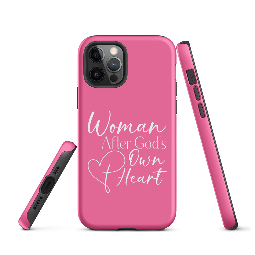 Christian Phone Case Woman After God's Heart Pink for iPhone® iPhone® Phone Cases   