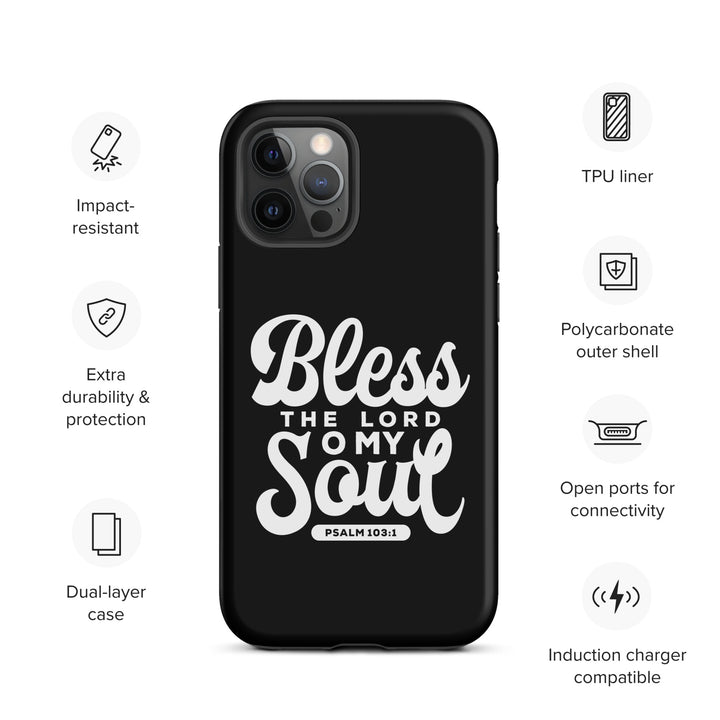 Christian Phone Case Bless The Lord Tough for iPhone® iPhone® Phone Cases   