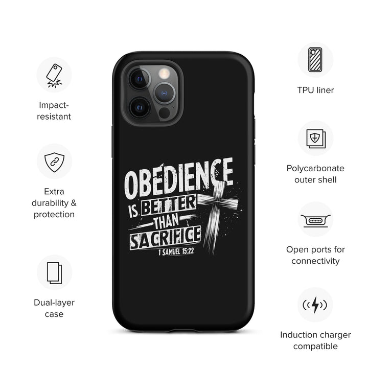 Christian Phone Case Obedience Is Better for iPhone® iPhone® Phone Cases   