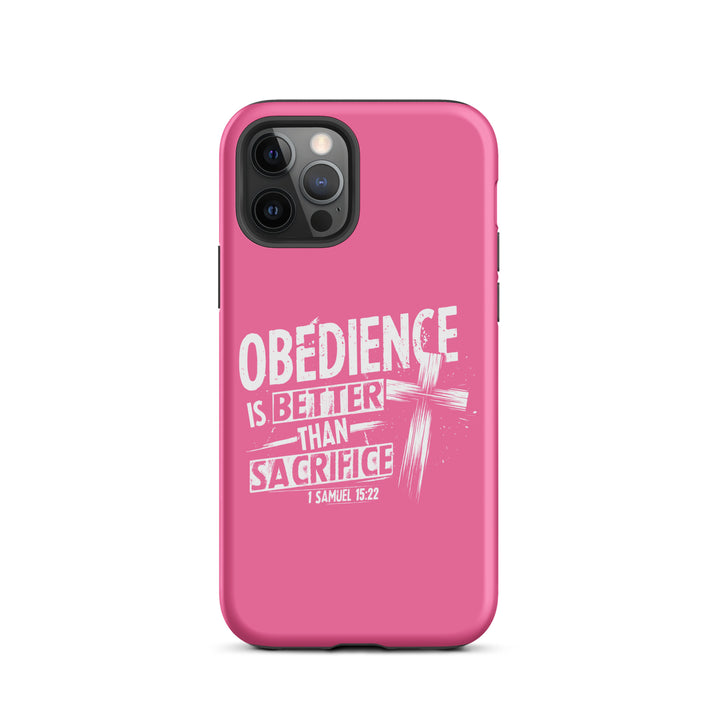 Christian Phone Case Obedience IS Better for iPhone® iPhone® Phone Cases Matte iPhone 12 Pro 