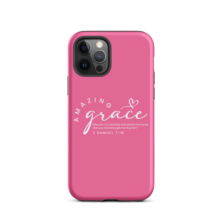 Christian Phone Case Amazing Grace Pink for iPhone® iPhone® Phone Cases Matte iPhone 12 Pro 