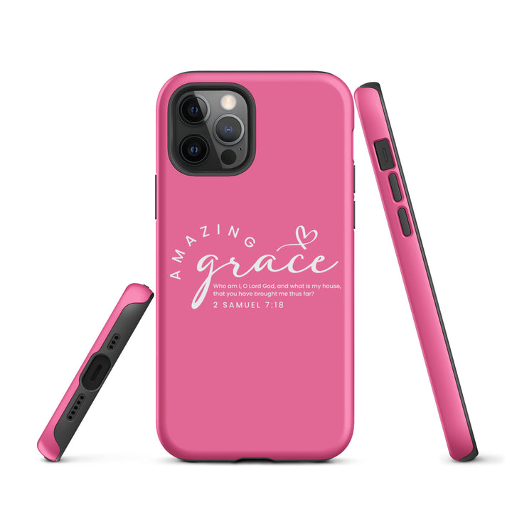 Christian Phone Case Amazing Grace Pink for iPhone® iPhone® Phone Cases   