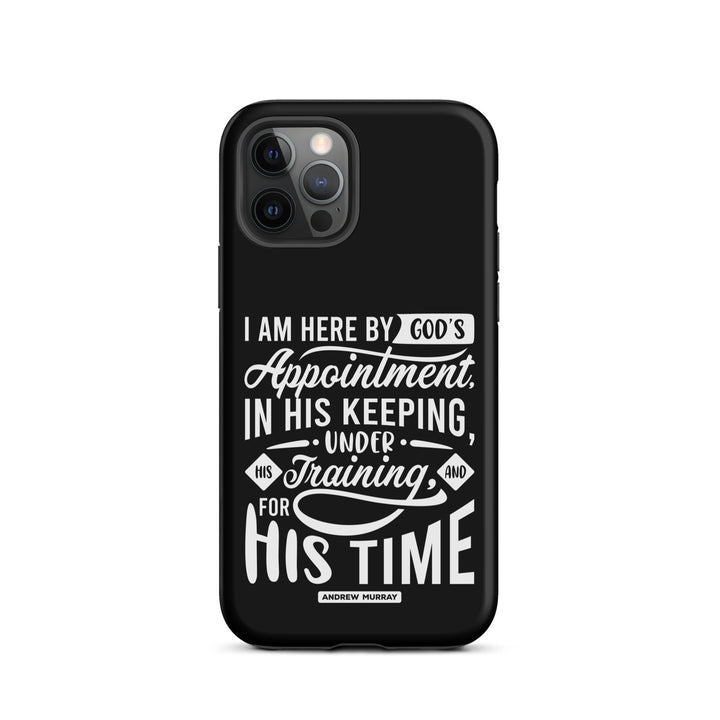 Christian Phone Case His Time Black for iPhone® iPhone® Phone Cases Matte iPhone 12 Pro 