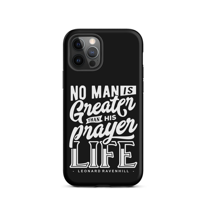 Christian Phone Case Prayer Life Black for iPhone® iPhone® Phone Cases Matte iPhone 12 Pro 