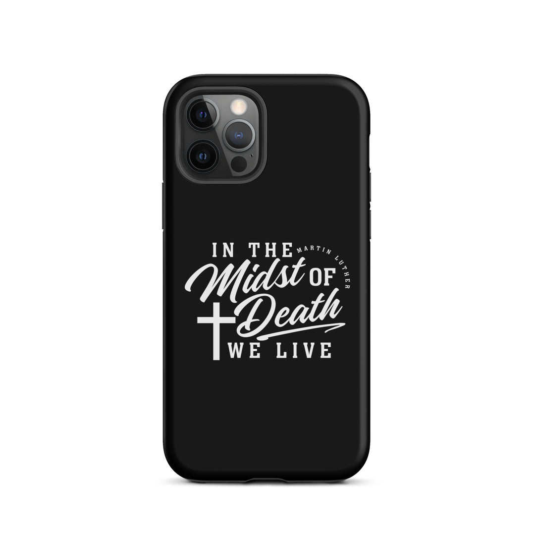 Christian Phone Case Midst of Death Black for iPhone® iPhone® Phone Cases Matte iPhone 12 Pro 