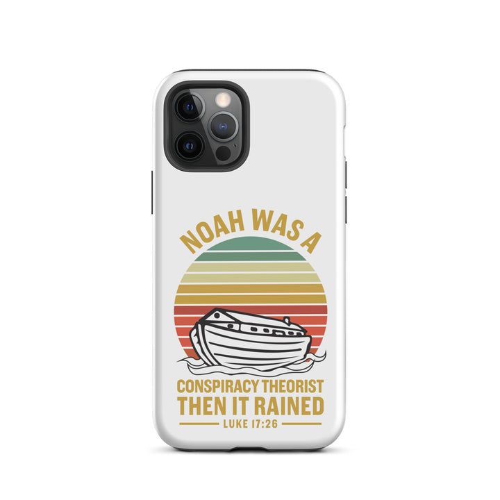 Christian Phone Case Noah Conspiracy White for iPhone® iPhone® Phone Cases Matte iPhone 12 Pro 