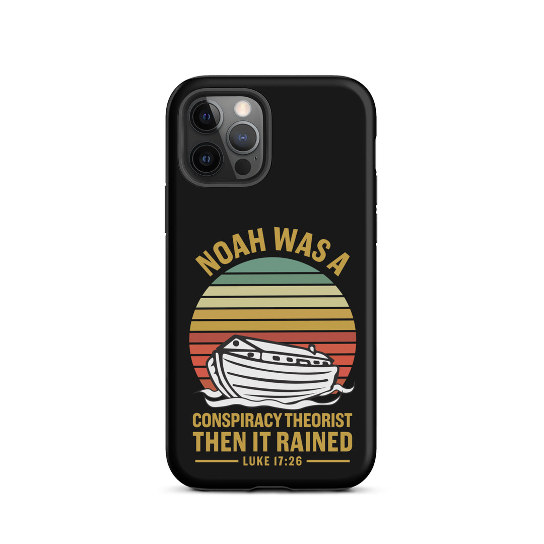 Christian Phone Case Noah Conspiracy Black for iPhone® iPhone® Phone Cases Matte iPhone 12 Pro 