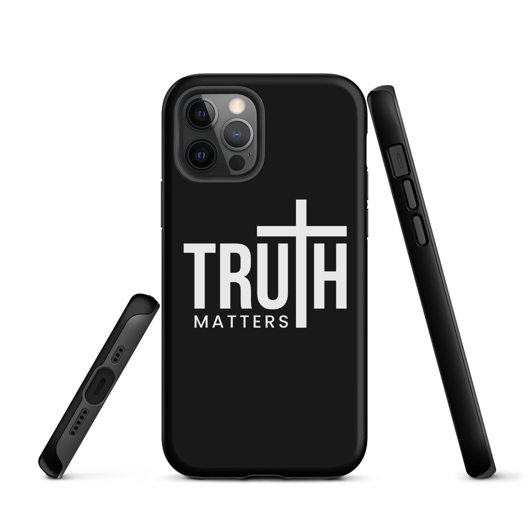 Christian Phone Case Truth Matters Black for iPhone® iPhone® Phone Cases   