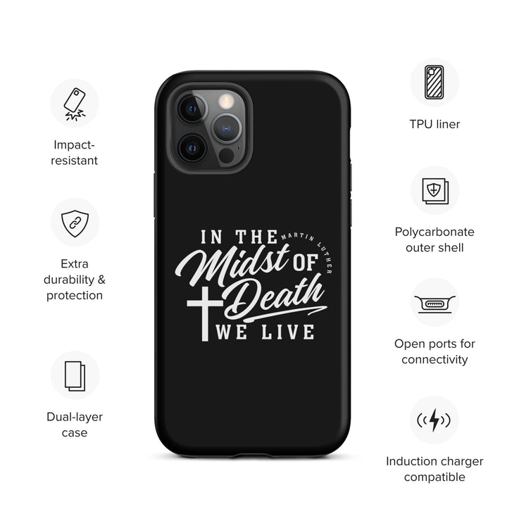 Christian Phone Case Midst of Death Black for iPhone® iPhone® Phone Cases   