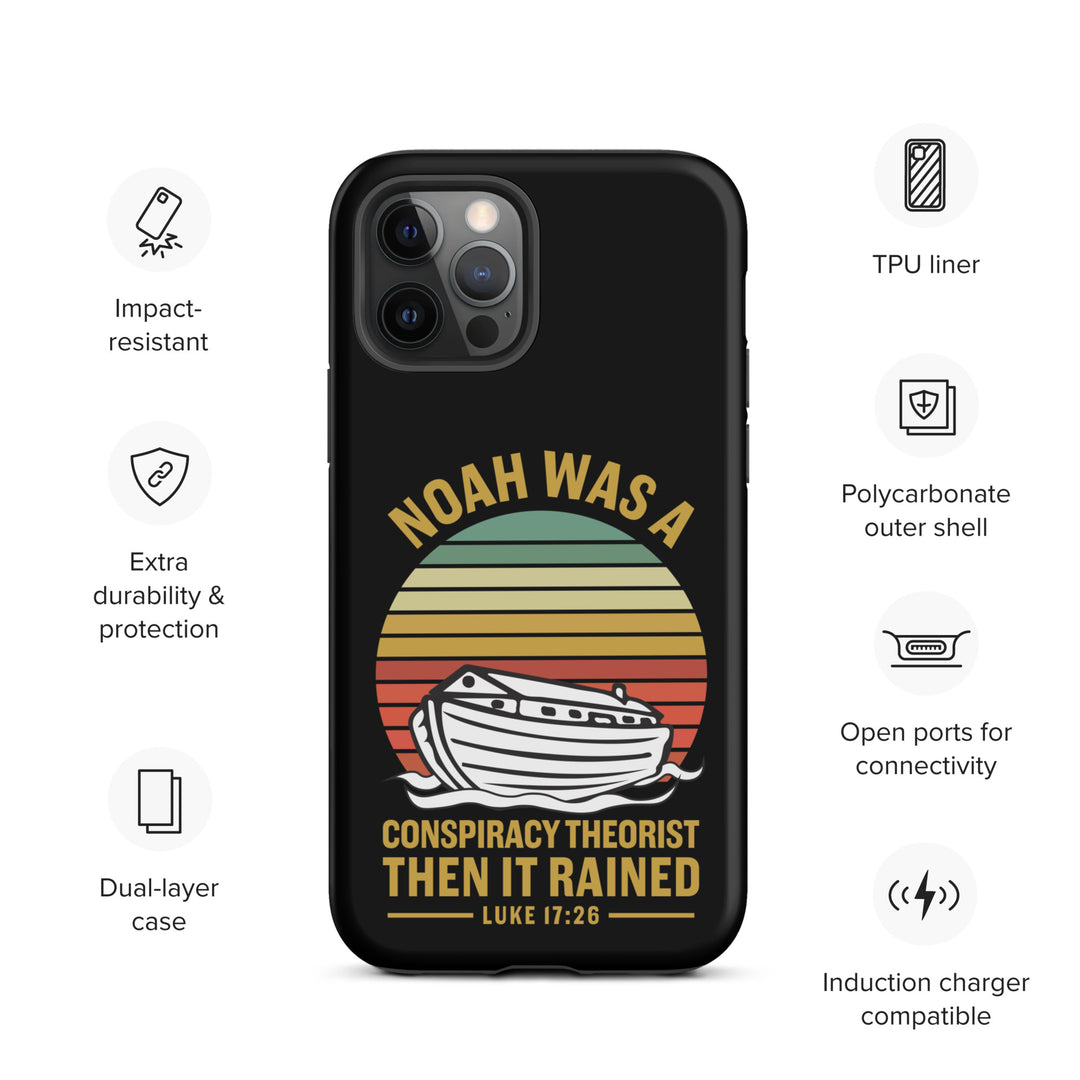 Christian Phone Case Noah Conspiracy Black for iPhone® iPhone® Phone Cases   