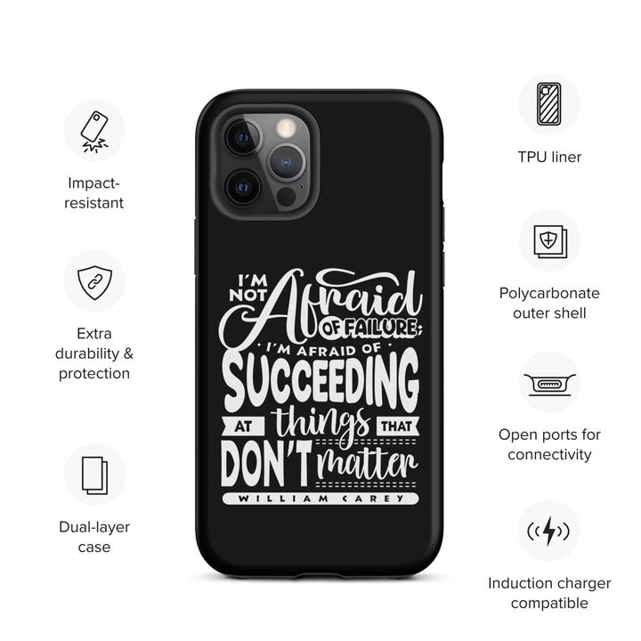 Christian Phone Case Things That Matter Black for iPhone® iPhone® Phone Cases   