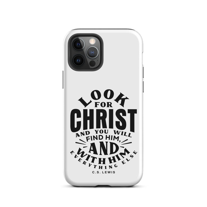 Christian Phone Case Look For Christ White for iPhone® iPhone® Phone Cases Matte iPhone 12 Pro 