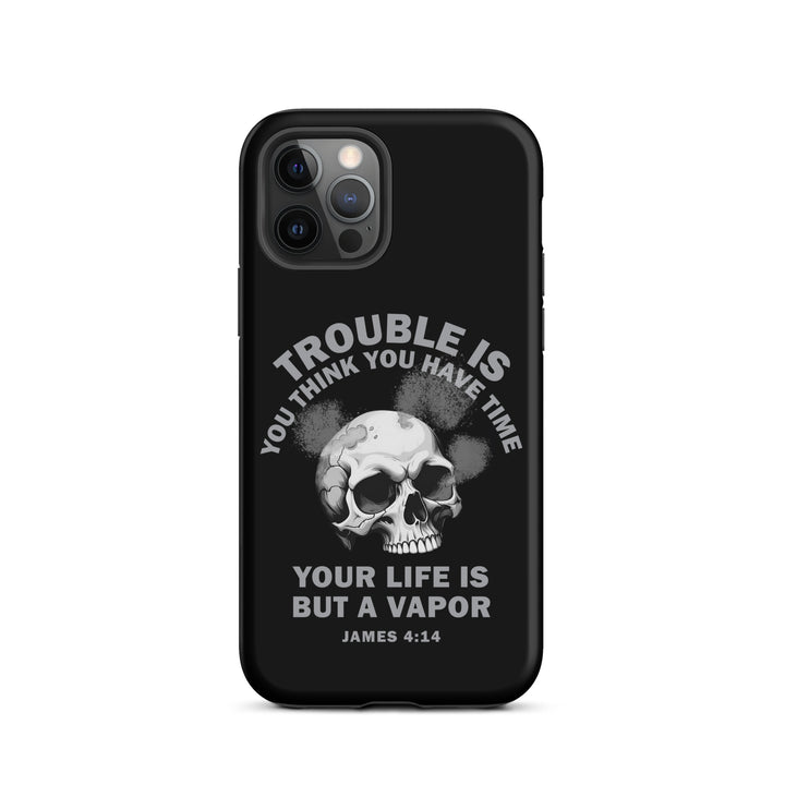 Christian Phone Case Life Is Vapor Black for iPhone® iPhone® Phone Cases Matte iPhone 12 Pro 