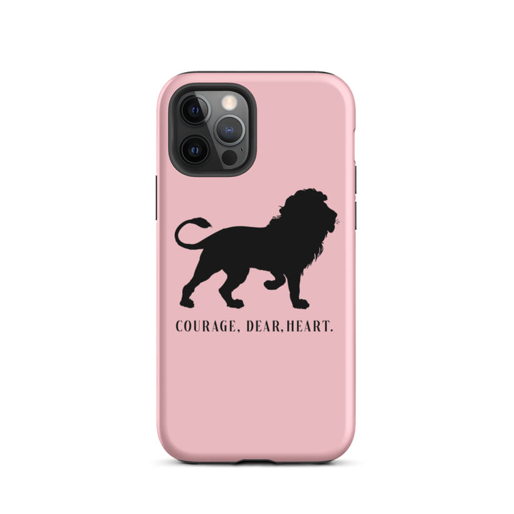 Christian Phone Case Courage Dear Heart Pink for iPhone® iPhone® Phone Cases Matte iPhone 12 Pro 