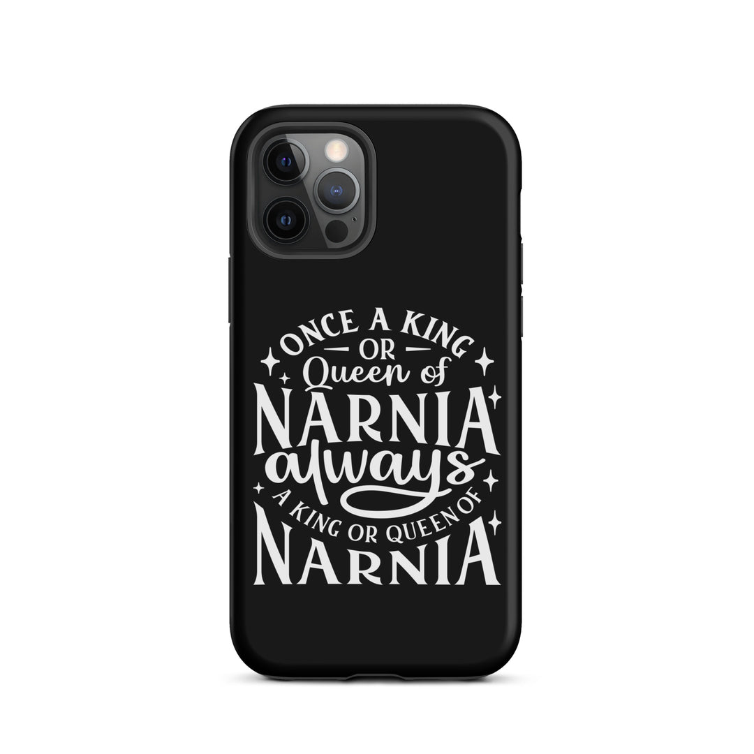 Christian Phone Case King or Queen Narnia Black for iPhone® iPhone® Phone Cases Matte iPhone 12 Pro 