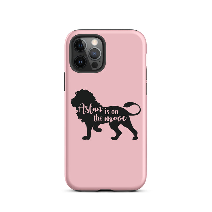 Christian Phone Case Aslan Is On Move Pink for iPhone® iPhone® Phone Cases Matte iPhone 12 Pro 