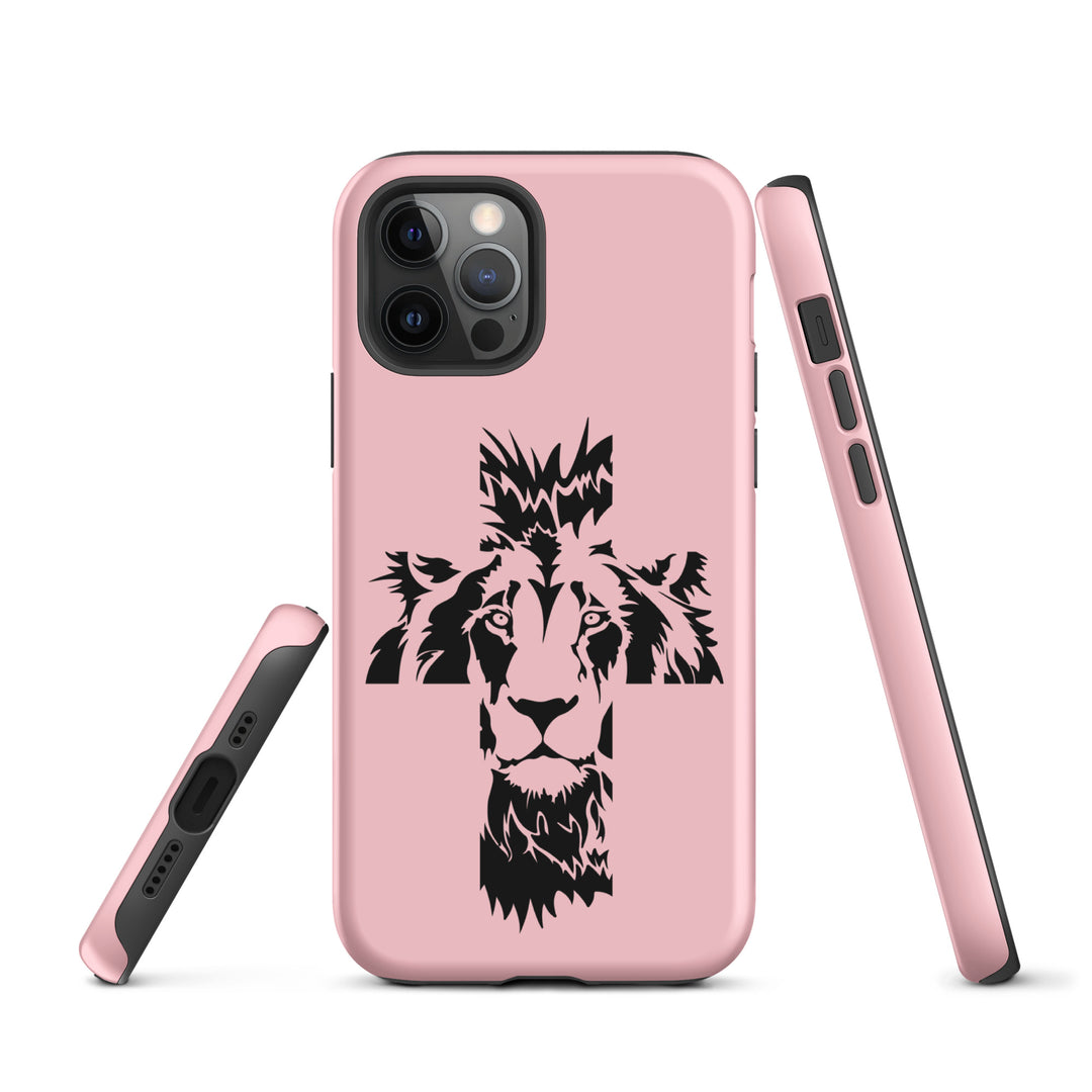 Christian Phone Case Aslan Cross Pink for iPhone® iPhone® Phone Cases   