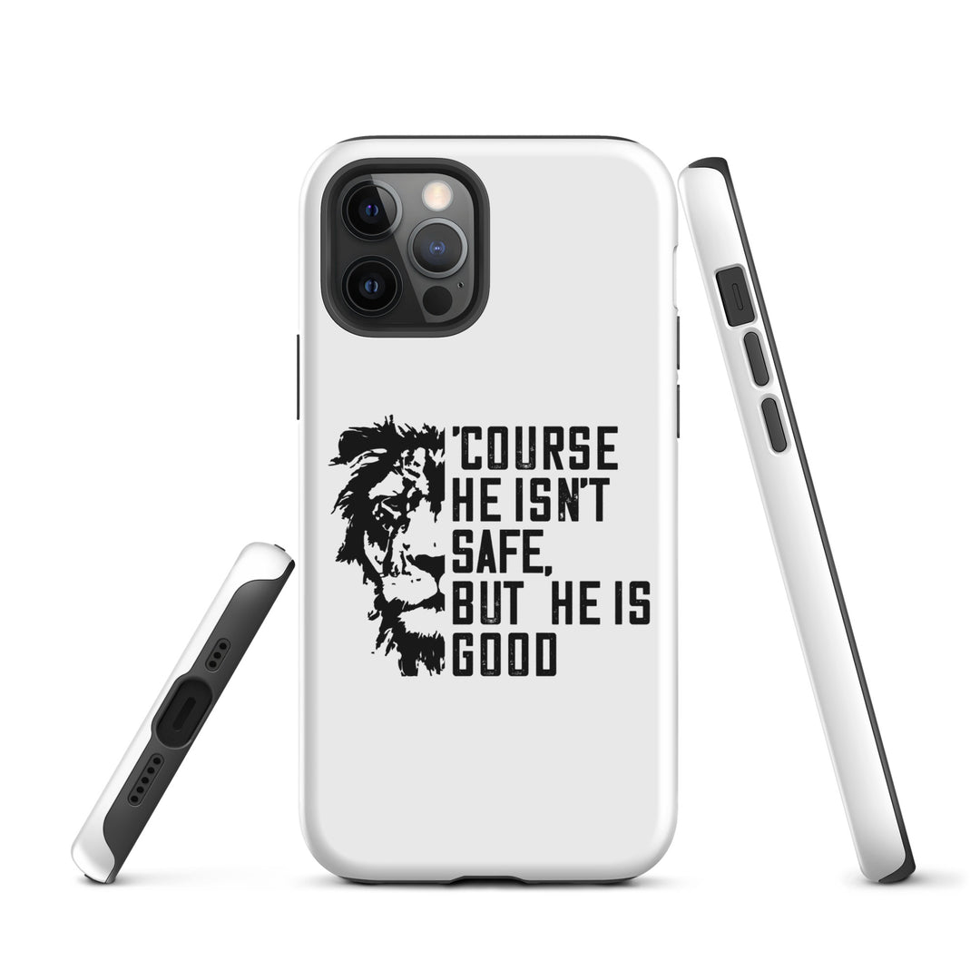 Christian Phone Case 'Course He Isn't Safe White for iPhone® iPhone® Phone Cases   