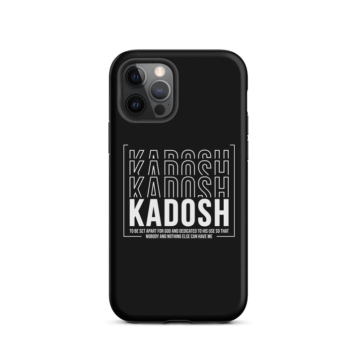 Christian Phone Case Kadosh Dedicated To His Use Black for iPhone® iPhone® Phone Cases Matte iPhone 12 Pro 