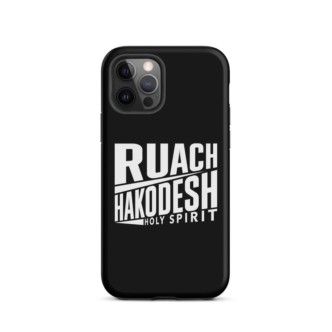 Christian Phone Case Ruach Hakodesh Holy Spirit Black for iPhone® iPhone® Phone Cases Matte iPhone 12 Pro 