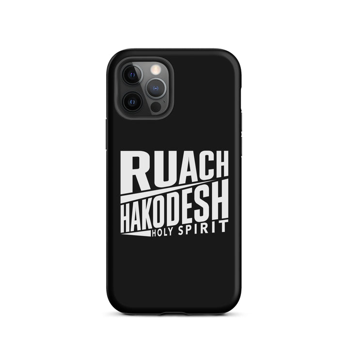 Christian Phone Case Ruach Hakodesh Holy Spirit Black for iPhone® iPhone® Phone Cases Matte iPhone 12 Pro 