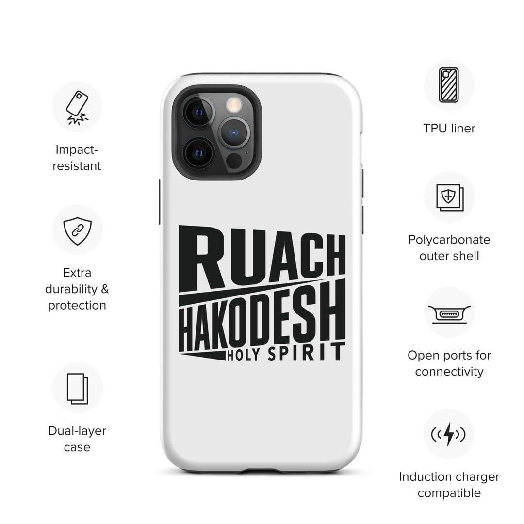 Christian Phone Case Ruach Hakodesh Holy Spirit White for iPhone® iPhone® Phone Cases   