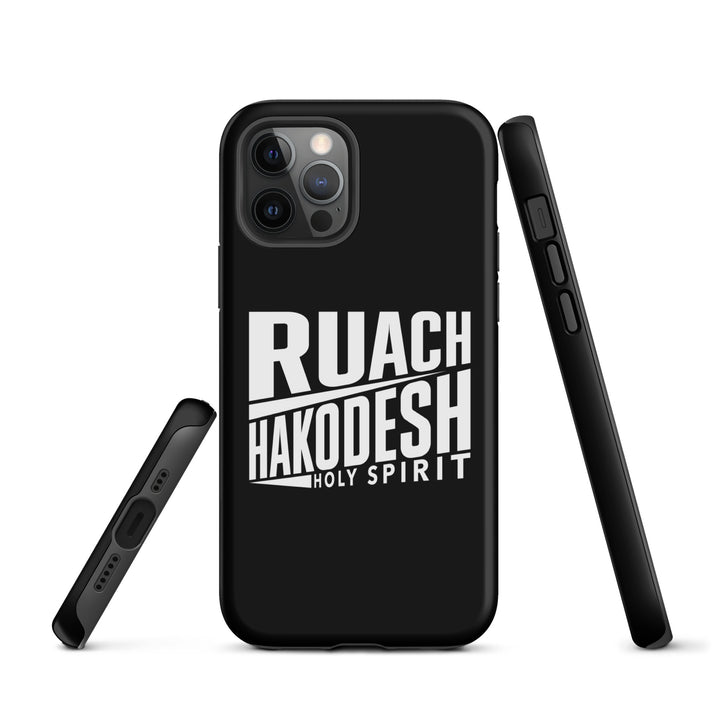 Christian Phone Case Ruach Hakodesh Holy Spirit Black for iPhone® iPhone® Phone Cases   