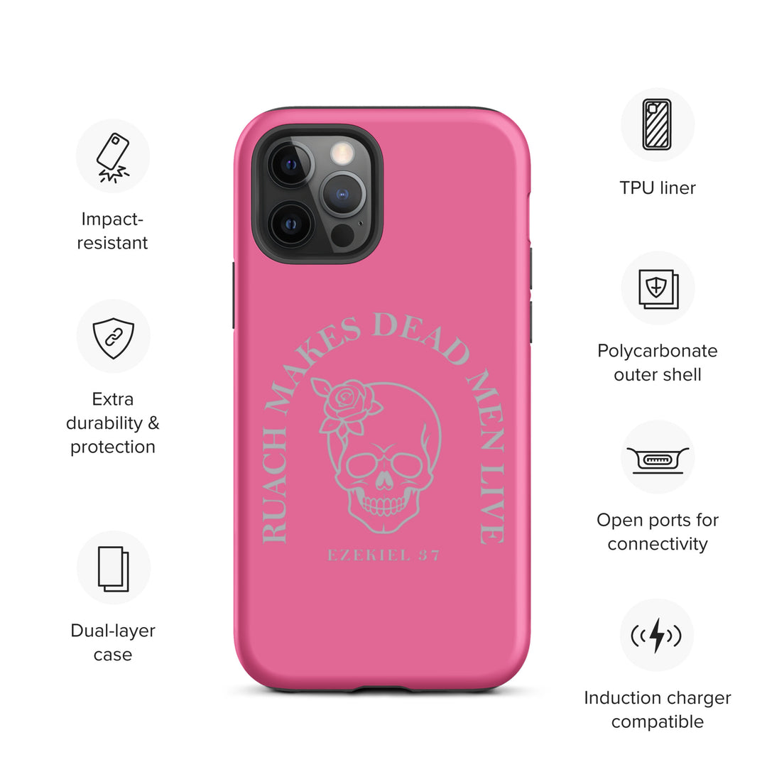 Christian Phone Case Ruach Makes Dead Men Live Pink for iPhone® iPhone® Phone Cases   